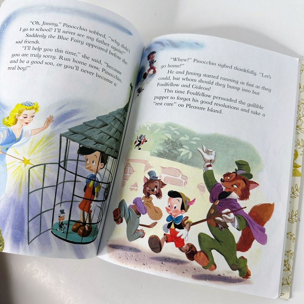 Vintage 1953 Walt Disney's Pinocchio A Little Golden Book - Picture 6 of 8